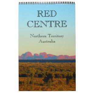 röda centrum Australien Kalender