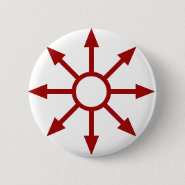 Röda Chaote Sigil Knapp