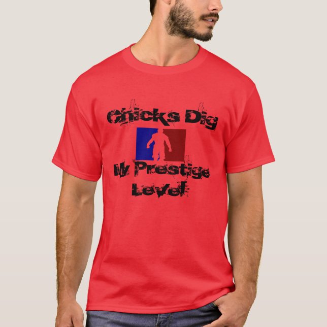RÖDA chickar gräver min prestigar T Shirt (Framsida)