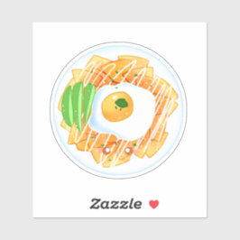 Röda Chilaquiles Klistermärken