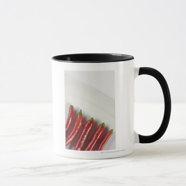 Röda chilipeppar mugg (Höger)