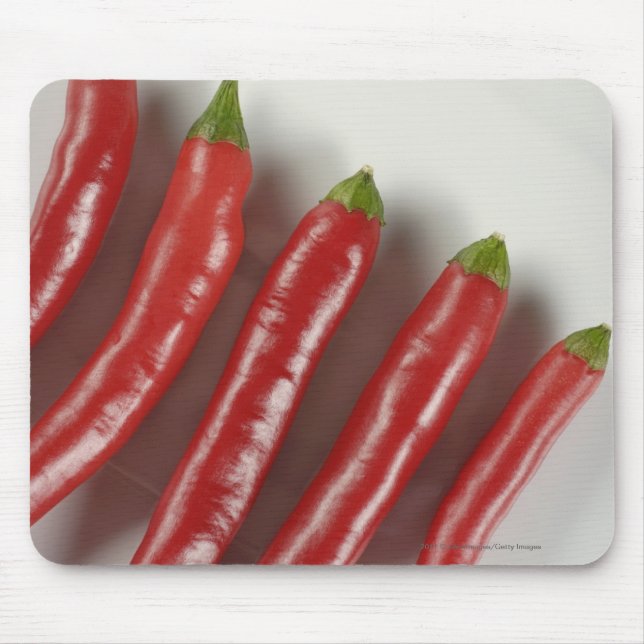 Röda chilipeppar musmatta (Framsidan)