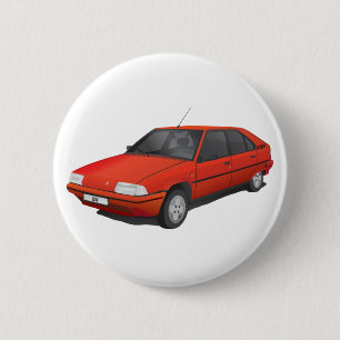 Röda Citroën BX Knapp