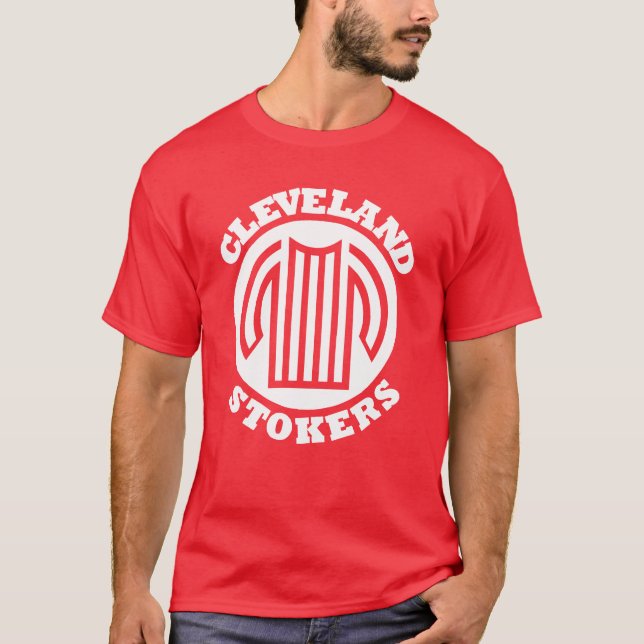(Röda) Cleveland eldare, T-shirt (Framsida)
