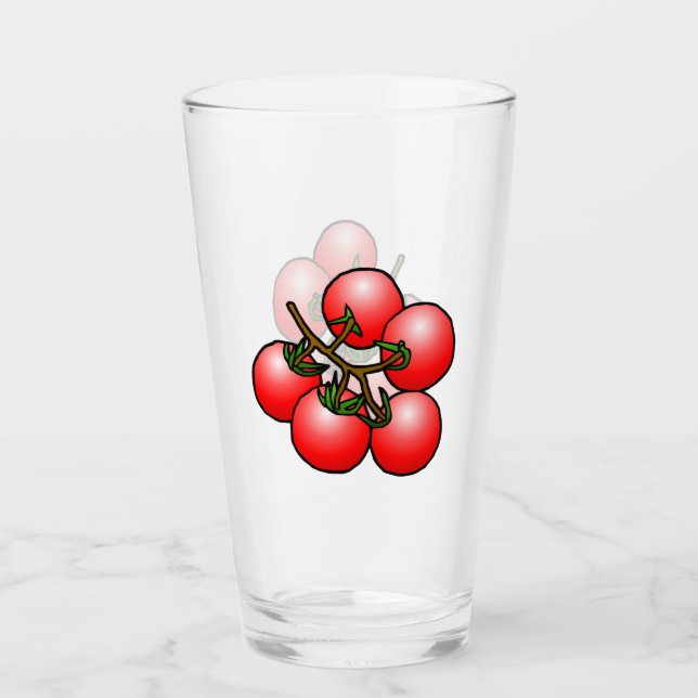 Röda cocktailtomater glaskopp (Framsida)