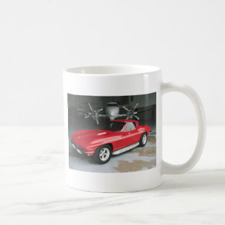 Röda Corvette Kaffemugg