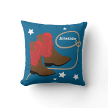 Röda Cowboykängor & rep, personlig