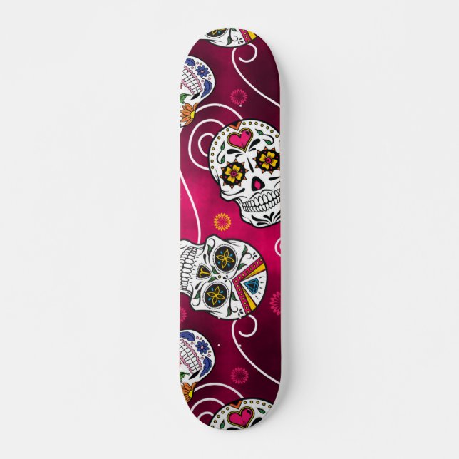 Röda dagar mini skateboard bräda 18,5 cm (Framsida)