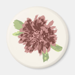 Röda Daisy Ram. Magnet