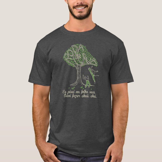 Roda de Rua Capoeira skjorta Tee (Framsida)