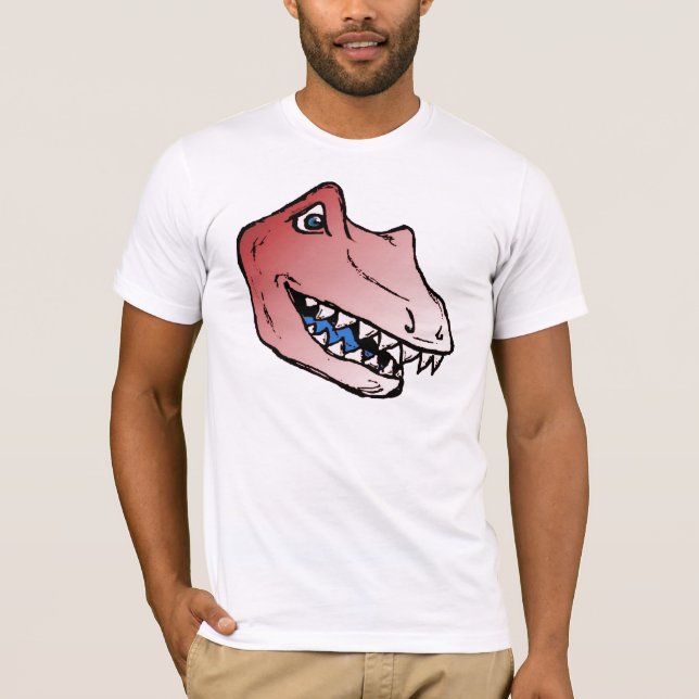 Röda Dinosorio Tee Shirt (Framsida)