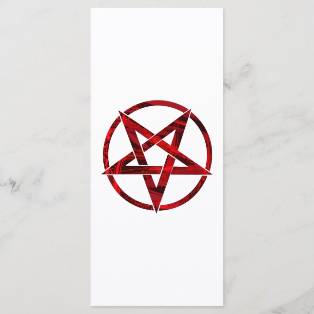 Röda Djävulens Pentagram Meny (Framsida)