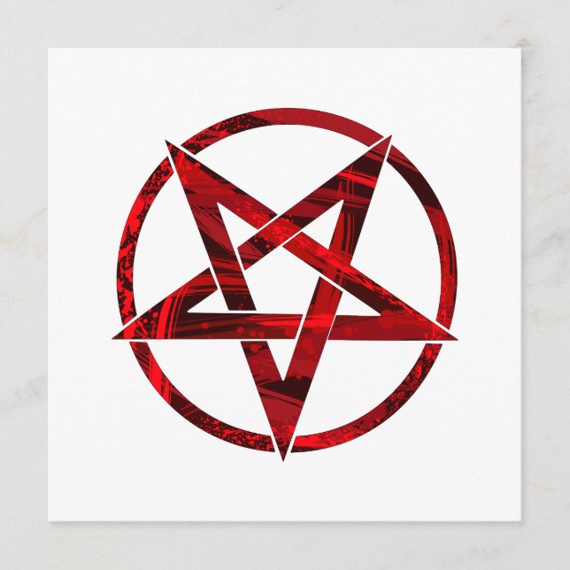 Röda Djävulens Pentagram Program (Framsida)