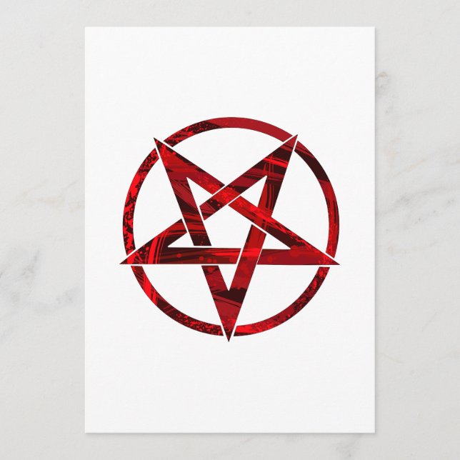 Röda Djävulens Pentagram Program (Framsida)
