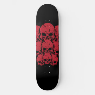 Röda Döskallar Mini Skateboard Bräda 18,5 Cm