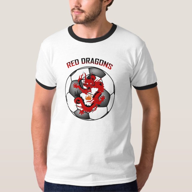 röda drakar tee (Framsida)