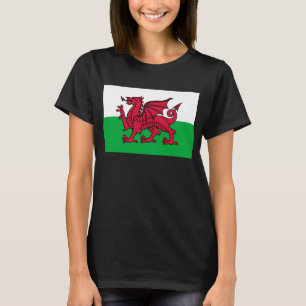 Röda drakens keltiska flagga av Wales & walesare T Shirt