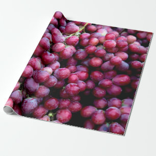 Röda druvor av vin presentpapper