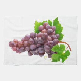 Röda druvor kökshandduk
