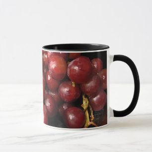 Röda druvor mugg