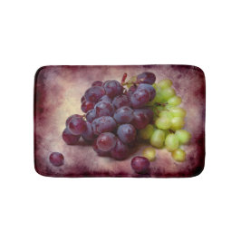 Röda druvor och Grönt Badrumsmatta