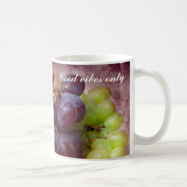 Röda druvor och Grönt Kaffemugg (Höger)
