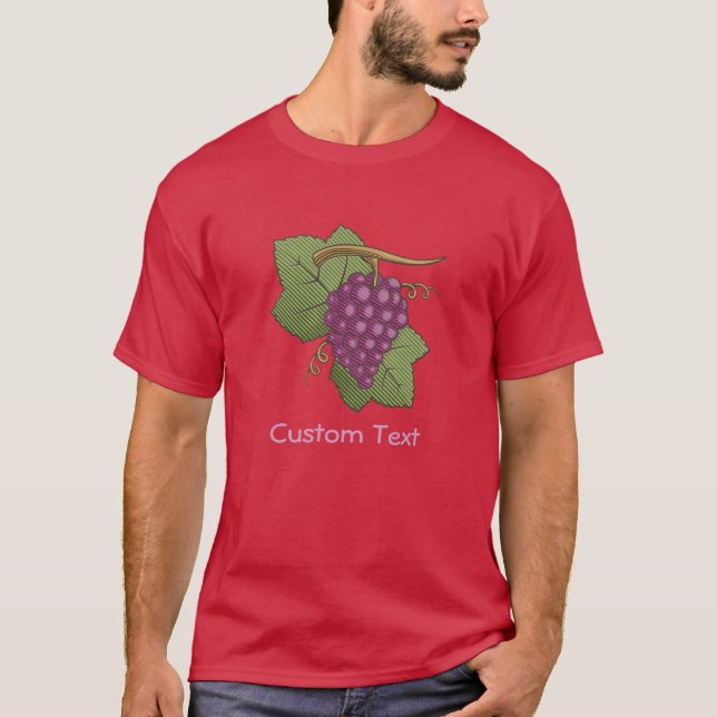 Röda druvor t shirt (Framsida)