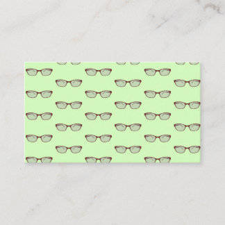 Röda eglass visitkort