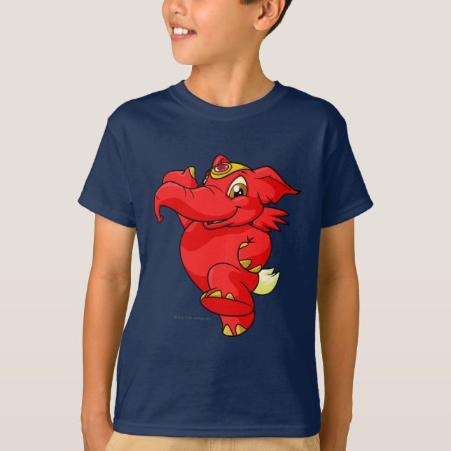 Röda Elephante Tee Shirt (Framsida)