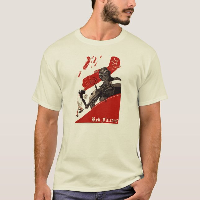 Röda Falcons Tee Shirt (Framsida)