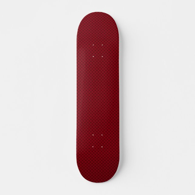 Röda fiskfjäll old school skateboard bräda 18 cm (Framsida)
