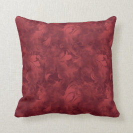 Röda fjädrar Victorian Mönster Kudde