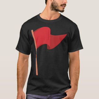 Röda Flaggan Meme flicka vintage T Shirt
