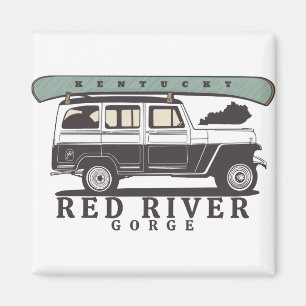 Röda floden Gorge Kentucky Magnet
