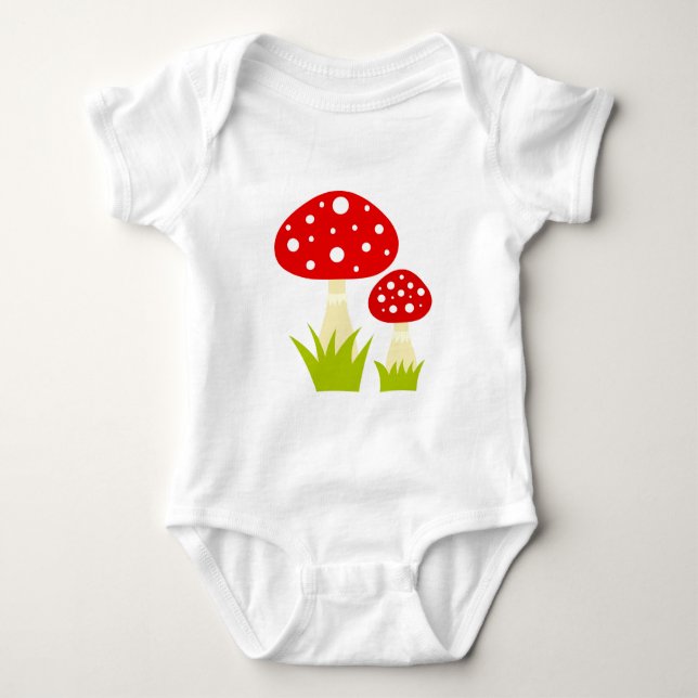 Röda flugsvampar t shirt (Framsida)