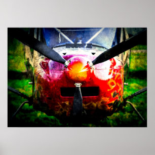 Röda flygplan - små men våldsamma poster