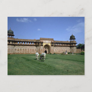 Röda Fort, Agra, Rajasthan, Indien Vykort