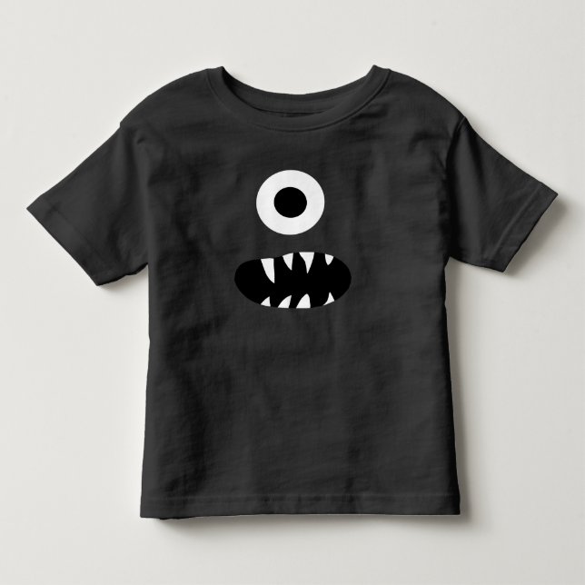 Röda förtjusande roliga ungar för ett synade tee shirt (Framsida)