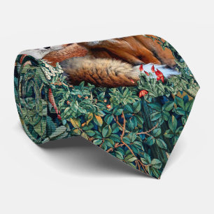 RÖDA FOXER BLAND GRÖN, FOLIE OCH BLOMMOR SLIPS