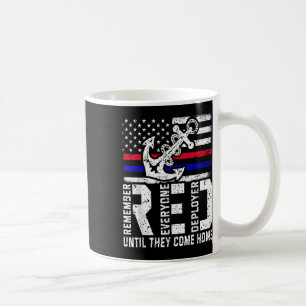 Röda Fredag militärminnesdagen för veteranernas fa Kaffemugg