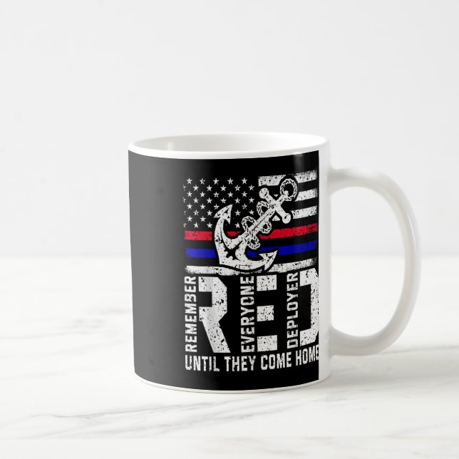Röda Fredag militärminnesdagen för veteranernas fa Kaffemugg (Höger)