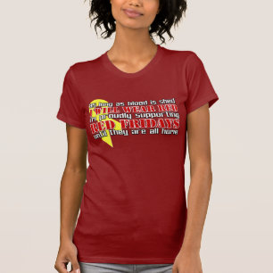 Röda fredagar t shirt