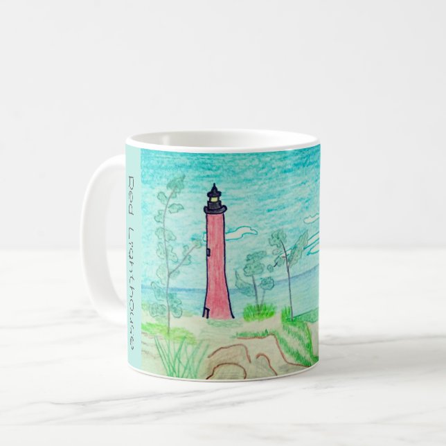 Röda fyr  kaffemugg (Framsida vänster)