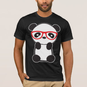 Röda glasögon Panda Manar Tanktop T Shirt