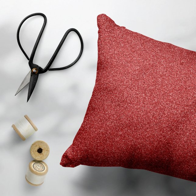 Röda Glitter, Gnistra, Glitter-bakgrund Prydnadskudde (Skapare uppladdad)