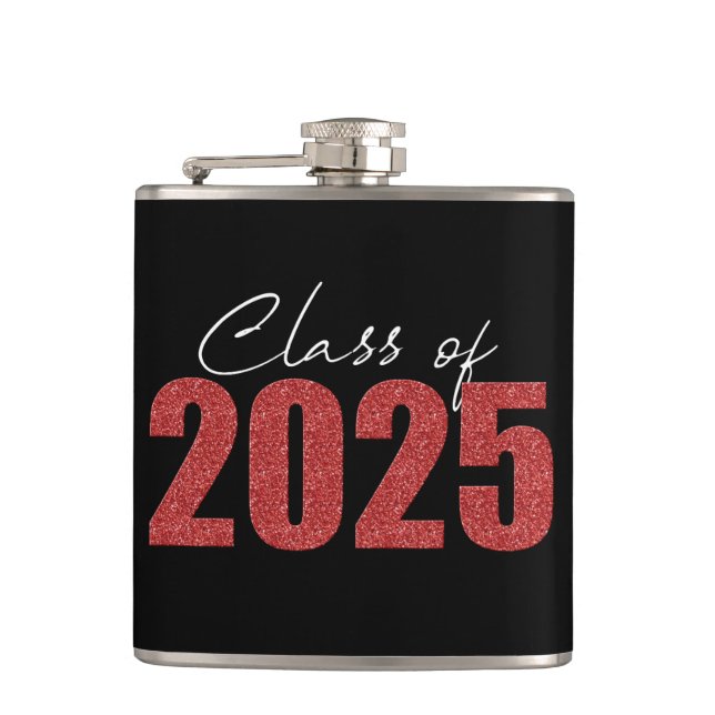 Röda Glitter-klassen 2025 Fickplunta (Framsidan)