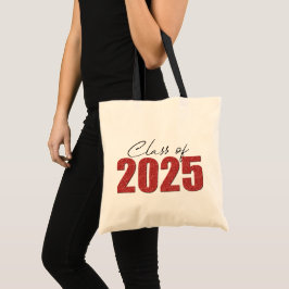 Röda Glitter-klassen 2025 Tygkasse