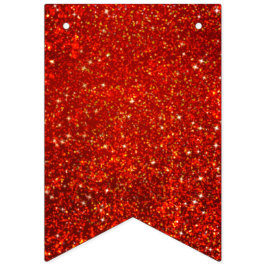 Röda Glitter. Vimplar