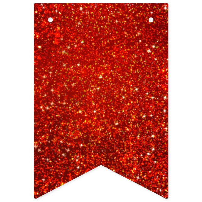 Röda Glitter. Vimplar (Första flaggan)