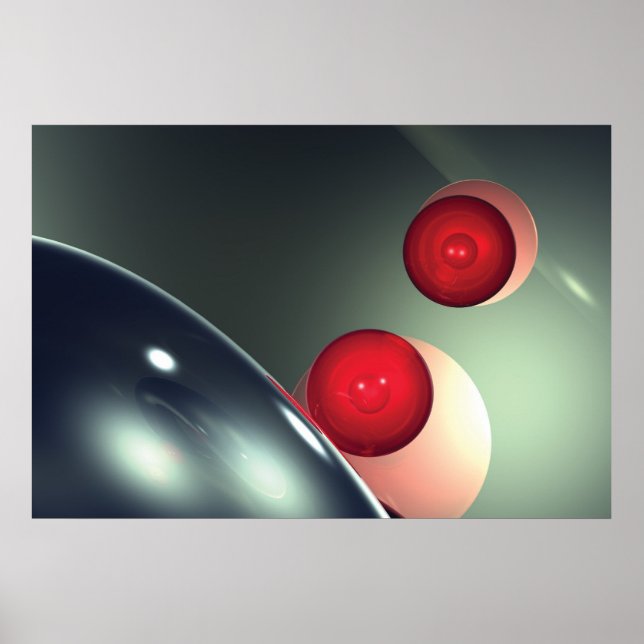 röda glober poster (Framsidan)